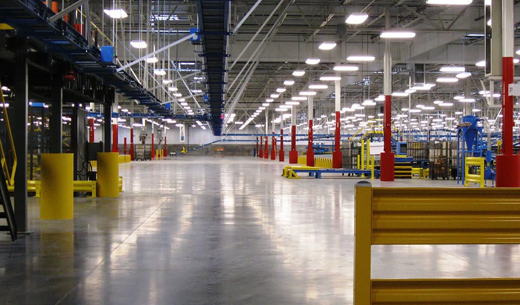 warehouse interior floor