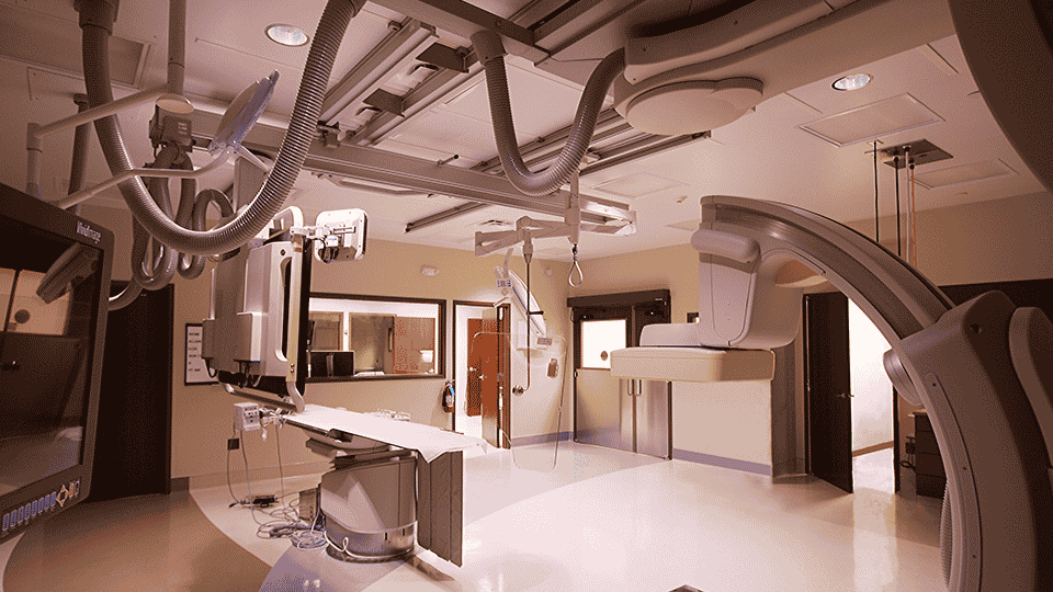 hospital equipment interior