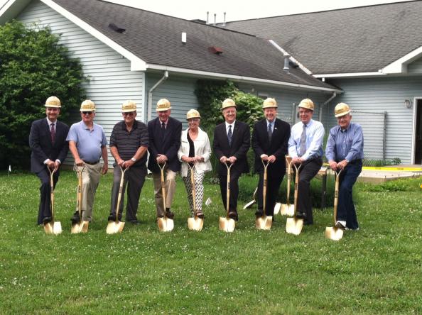 Bond County Senior Center Breaks Ground on new addition
