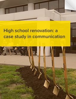 High school renovation: a case study in communication