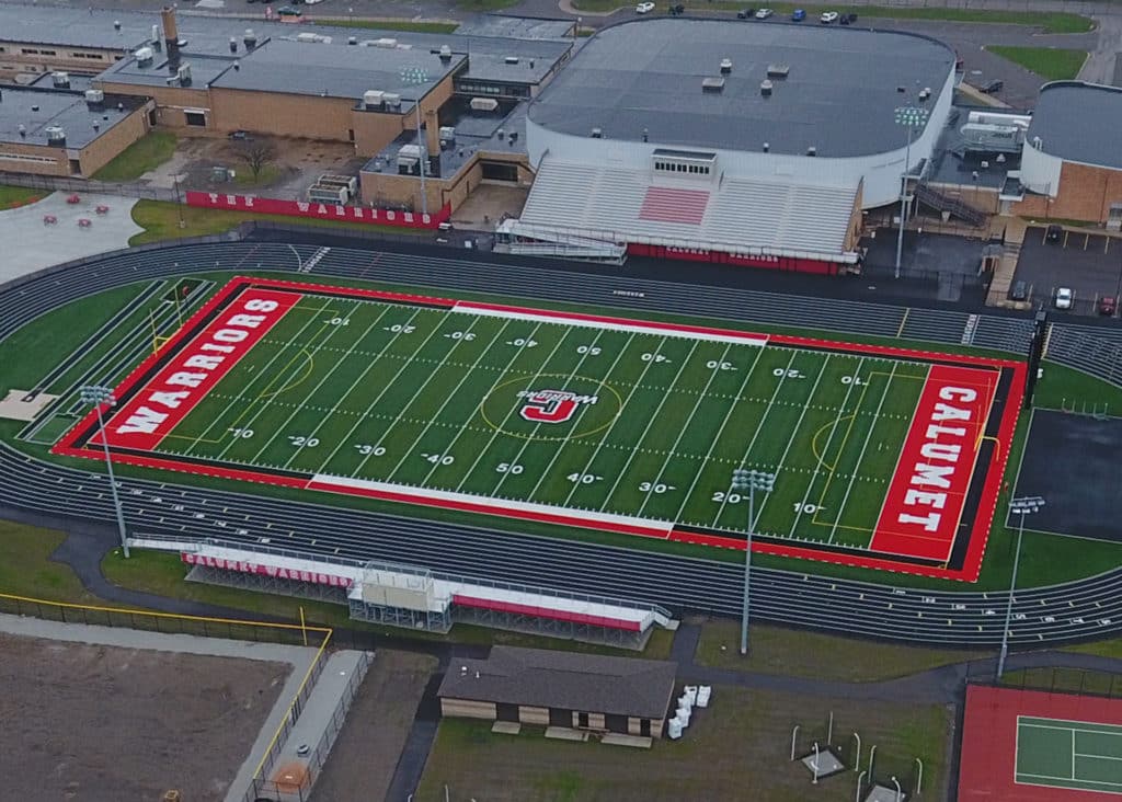 Calumet New Tech High School Outdoor Athletic Facilities
