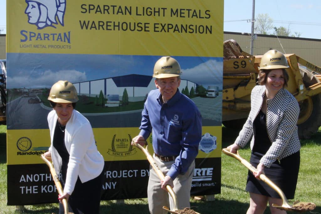 Spartan Light Metal Products Breaks Ground