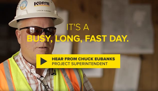 Hear from Chuck Eubanks, project superintendent