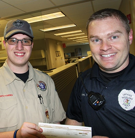 Student’s Eagle Scout project aids peers and first responders