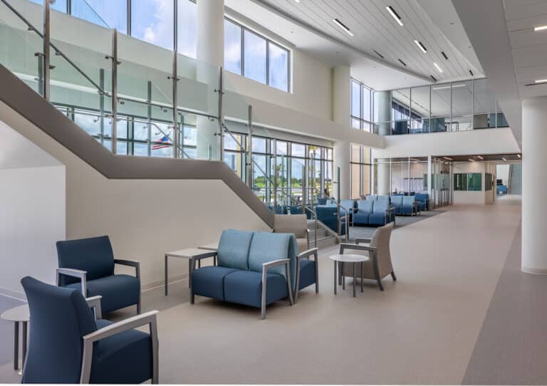 Interior of building