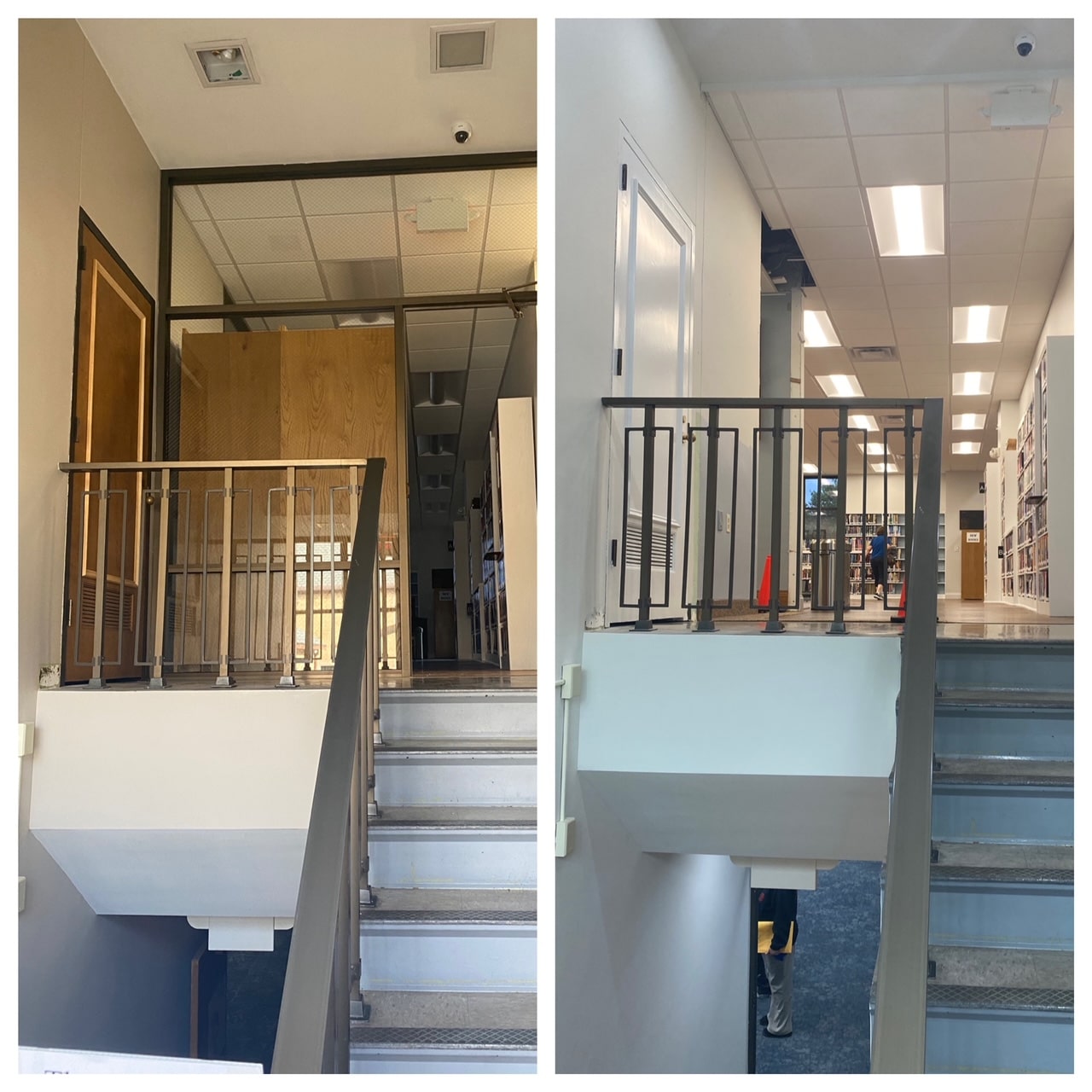 before/after ADA staircase renovation