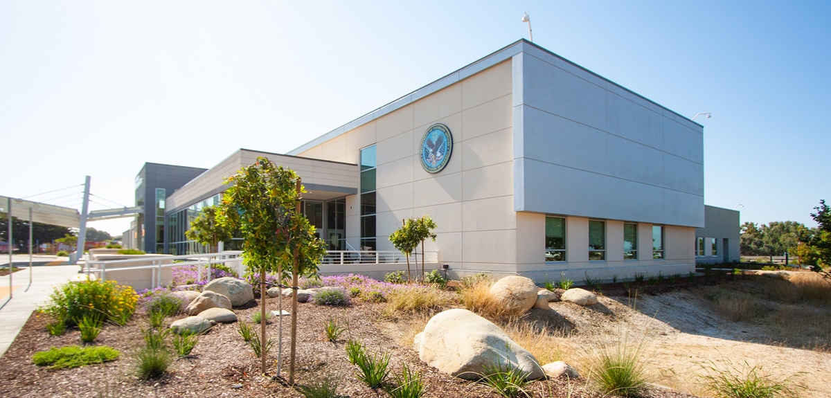 exterior view of Ventura VA clinic