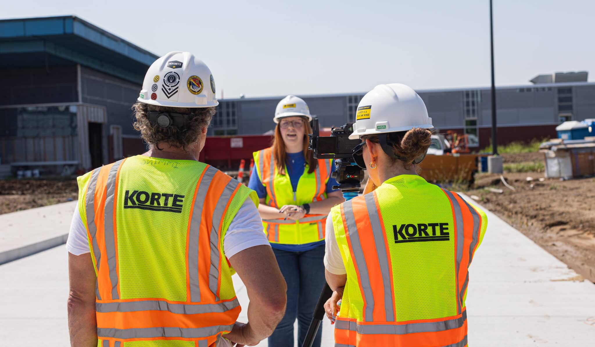 Korte interns during an HPS tour interview